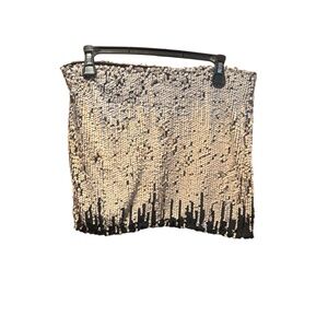 English Rose Women's Sequin Mini Skirt Medium